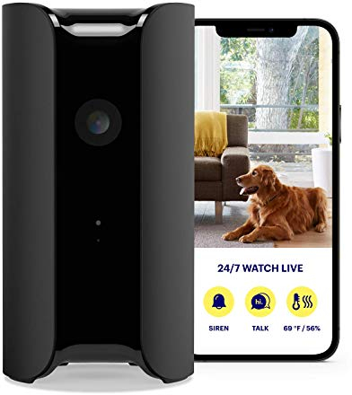 Canary Pro Überwachungskamera 1080p HD WiFi IP, 24/7 Live-Übertragung, Sirene, Raumklima-Überwachung, Bewegungsmelder, 2-Wege-Audio, Nachtsicht, 10x Zoom, Alexa & Google Assistant Integration und mehr