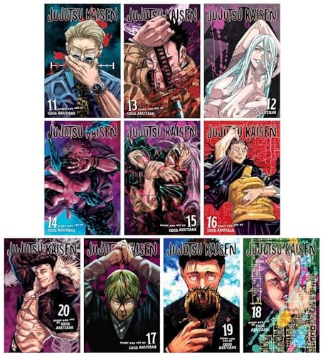 Jujutsu Kaisen Series 10 Books Collection Manga Set (Vol. 11-20)