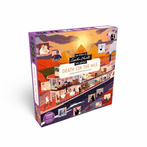 The World of Agatha Christie: Death on the Nile: A 1000-piece jigsaw puzzle with 50 clues to spot