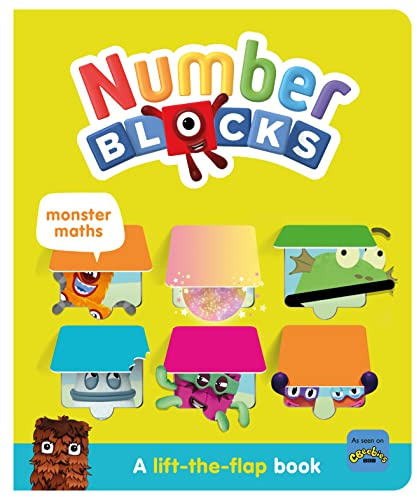 Numberblocks Monster Maths: A Lift the Flap Book Learn Key Number Skills with the Numberblocks! Ideal for Early Learning and Pre School Ages 3-6 (Numberblocks Lift The Flap Titles)
