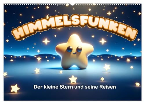 Himmelsfunken: Der kleine Stern und seine Reisen (Wandkalender 2026 DIN A2 quer), CALVENDO Monatskalender: Sternenzauber fürs ganze Jahr. (CALVENDO Wissenschaft)