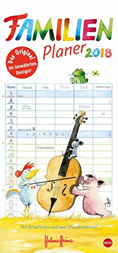 Helme Heine Familienplaner - Kalender 2018