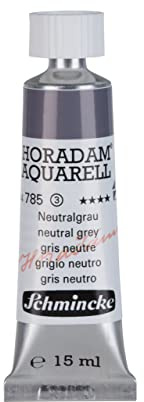Schmincke – HORADAM® AQUARELL - feinste Künstler-Aquarellfarben, Anthrazit - 15 ml
