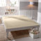 fleuresse Comfort Spannbettlaken (96% Baumwolle, 4% Elasthan), mit Rumdumgummizug, Ökotex Standard 100, für Matratzen bis 26 cm Höhe, 180-200 x 200-220 cm, Natur