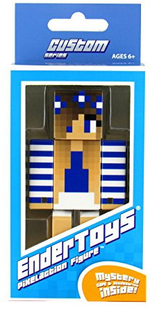 Blue Flower Girl - Pixelaction Figure by EnderToys - Ein Spielzeug aus Plastik