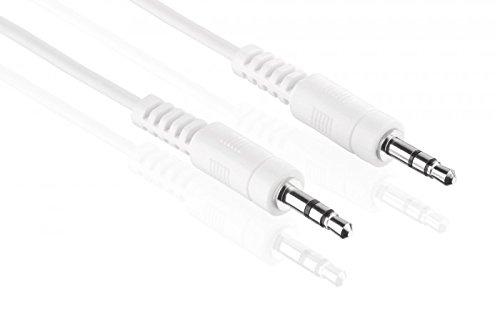PerfectHD 10m Klinkenkabel 3,5mm | AUX Kabel | Audio Stereo Klinkenkabel mit 3,5mm Klinkenstecker | Verbindungskabel für Kopfhörer Smartphones Tablet Handy PC KFZ HiFi | Weiß