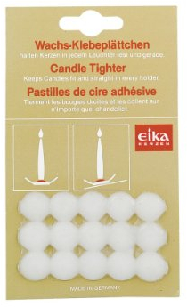 Eika 6411200 Wachsklebeplättchen 15er Packung weiß
