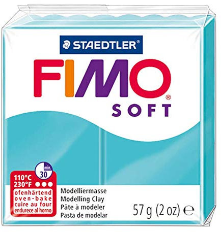 WDK Partner – a0400518 – Freizeit Kreative – Modelliermasse Soft Fimo – Mintgrün