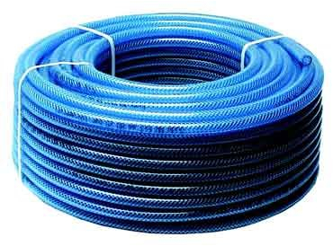 Güde Druckluft-Schlauch 9 mm/50 m (max. Betriebsdruck 15 bar, Berstdruck 60 bar, 50 m Schlauchlänge, Innen-Ø 9 mm, Außen-Ø 15 mm, Wandstärke 3 mm, PVC Schlauch mit Gewebeeinlage)