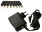 KALEA-INFORMATIQUE Alimentation Externe Secteur 220V vers 5V DC 2A fournie avec 8 Embouts adaptables