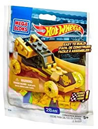 Mega Bloks Hot Wheels Series 1 Corkscrew Buggy (91767) -28 pcs