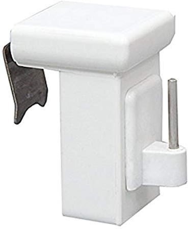 Garduna, Ganci per decorazioni da fissare alla finestra, regolabili, confezione da 10 pezzi, compatibili con tutti i battenti delle finestre da 10 – 27 mm, colore: bianco