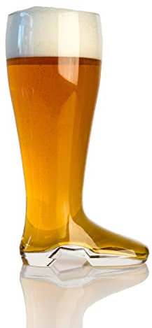 Domestic Corner - Das Boot - 2 Liter Large Beer Boot – German Drinking Glass - Holds Over 5 Beers!