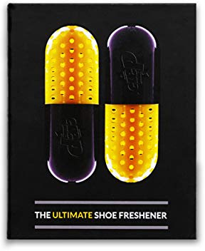 Crep Protect Auffrischungspille – Ultimatives Schuhdeodorant, frischer Baumwollduft (Schwarz, 2 Stück)