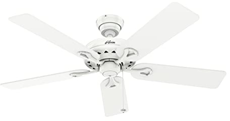 Hunter 132 cm | 52 pouces Savoy Ventilateur de Plafond Blanc avec Chaînette, 24526