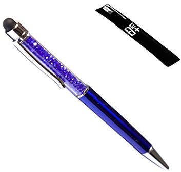 NEO+ Quality 2-in-1 Capacitive Touchscreen Stylus and Ballpoint Pen with Crystals (NAVY)
