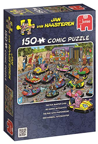 Jumbo Puzzles 19037 Puzzle Jan Van Haasteren-Autoscooter, 150 Teile