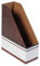 Bankers Box 07223 Stehsammler aus Wellpappe, 4 x 9 x 11 1/2, Holzmaserung, 12 Stück