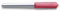 LAMY nexx Füllhalter 082 - Füller in der Farbe Pink aus mattiertem Edelstahl und rutschfestem Griffstück - Mit Großraummine blau - Federstärke M