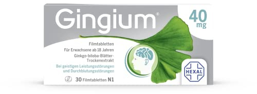 Gingium® 40 mg Filmtabletten 30 St: Bei Vergesslichkeit frühzeitig handeln* - pflanzlich & gut verträglich
