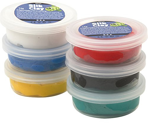 Silk Clay Basicset, 6 x 14 g Dose
