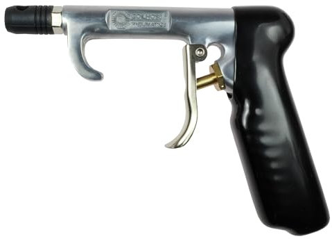 Spiralschlauch Pneumatik 700-S 700 Serie Blaspistole mit Sicherheitsstandard Spitze, 1/4 NPT female, silber, 1