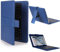 Custodia con tastiera per tablet in spagnolo (include lettera Ñ) Huawei Mediapad 10 10,1 - Blu (tastiera nera)