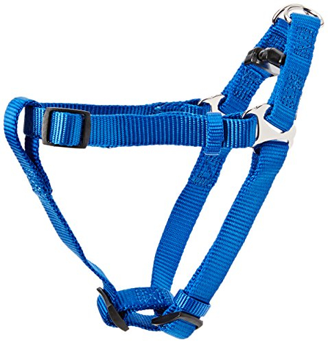 TRIXIE Premium One Touch Geschirr Größe XS–S: Brustumfang 30–40 cm/10 mm in royalblau - leicht anzulegendes verstellbares Hundegeschirr mit zugentlastender Schnalle für kleine Hunde, 204302