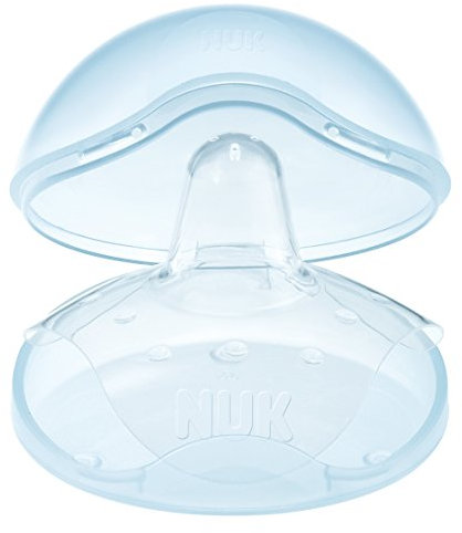 NUK Brusthütchen, 2er pack,blau