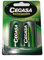 CEGASA Rechargeable - Pack 2 Pilas HR14, Color Verde