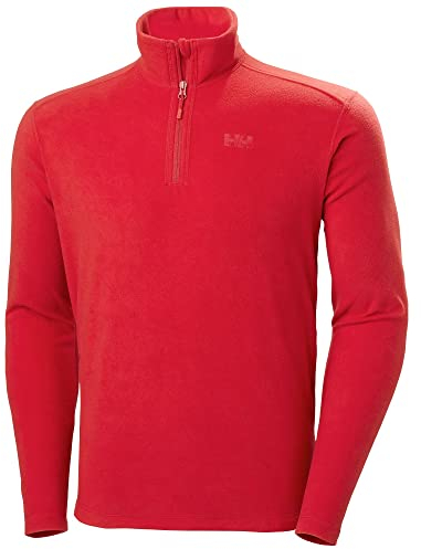 Helly Hansen Daybreaker 1/2 Zip Fleece Giacca, Rosso, XXL Uomo