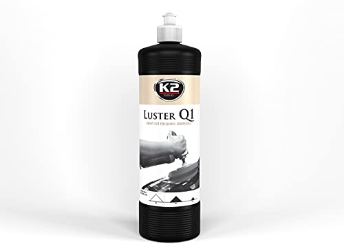 K2 Q1 professionelle Schleifpaste für die Poliermaschine, Autopolitur, Polierpaste, Politur, zum Entfernen von groben Lackdefekten 1000g