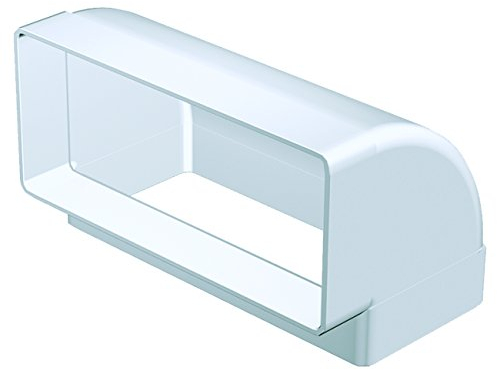 Flachkanalbogen 90° senkrecht Bogen Flachkanal Lüftungskanal DN 150 220 x 90 mm