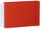 Semikolon 353013 Spiral Album Mini Mucho – 25x16 cm – Fotoalbum, 90 Seiten cremeweiß, Fotobuch, red rot