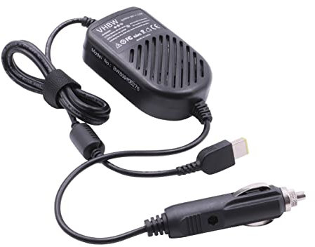 vhbw cavo di ricarica da auto compatibile con Lenovo IdeaPad B5400, Flex 10, Flex 14 laptop, notebook - caricabatterie 12V, 45W