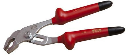 Bahco 6224V - Tenaza De Cremallera Abertura Múltiple De Seguridad 1000 V