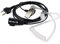 Retevis Funkgeräte Headset 2 Pin Kompatibel mit Walkie Talkie Midland G7 G9 G6 GXT250 GXT325 GXT550 GXT650 LXT80 LXT112 Alan39 Alan507 Funkgeräte Covert Akustische Rohr Ohrhörer Kopfhörer (1 STK.)