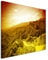 Sinus Art 120x80cm Wandbild – Farbe Orange Gelb - Leinwandbild auf Keilrahmen in Bester Qualität - Chinesische Mauer China Landschaft