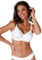 Lovable Reggiseno con Ferretto in Micro con Sottocoppa in Cotone, non Imbottito, Sostegno e Comfort, Taglie Forti, Art. 4120, Shaping Donna, Bianco, 36 / 4D