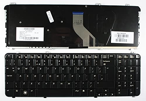 Power4Laptops UK Layout Glossy Black Replacement Laptop Keyboard Compatible With HP Pavilion DV6-1140EF