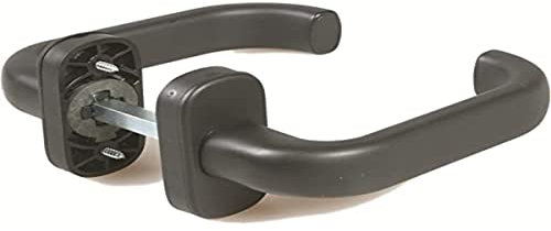 IBFM Maniglia da porta in nylon nera, moderna e robusta