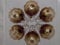 Jingle Bells Lauscha Weihnachtskugel 5cm Kugel Romantik - Mundgeblasen und Handbemalt - Glas - Weihnachten
