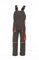 Planam Junior Kinder Latzhose Oliv orange Modell 6122 Größe 86-92