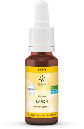 Lemon Pharma Bio Bachblüten Tropfen N°19 Larch (Europäische Lärche) – Für mutige Momente & innere Balance – vegan, 20 ml