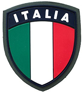 ALGI Scudetto Italia Verde in Gomma a Strappo