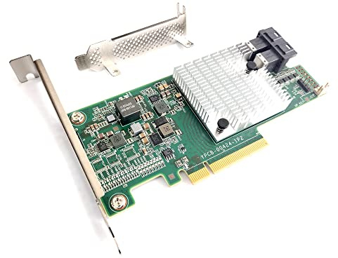 LSI SAS 9300 – 8i SGL Mini SAS-Schnittstelle und Netzteil