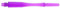 COSMO DARTS Welle Fit Wellengetriebe Hybrid Spin klar Lila 6.