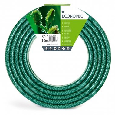 Cellfast Gartenschlauch ECONOMIC Elastisch und flexibel 3-lagiger Wasserschlauch aus Polyesterkreuzgewebe, UV-Strahlen- und Algenablagerungbeständig 20 bar Berstdruck, 30m, 5/4 zoll, 10- 041