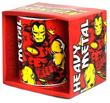 Logoshirt Marvel Comics Tasse de café Iron Man avec coffret cadeau
