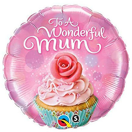 Qualatex 90585 45,7 cm rund to a wonderful Mum Folie Ballons 01 ct